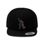 Man Kneeling Unisex Flat Bill Hat