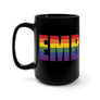 EMBRACE Rainbow Black Mug 15oz
