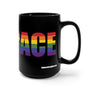 EMBRACE Rainbow Black Mug 15oz
