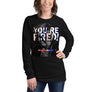 YOU'RE FIRED! #AmericaIsBack Black Unisex Long Sleeve Shirt