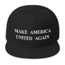 Make America United Again Black Snapback Hat