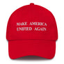 Make America Unified Again Red Baseball Hat