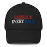 Embrace Every Race Black Baseball Hat