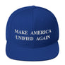 Make America Unified Again Royal Blue Flat Bill Snapback Hat
